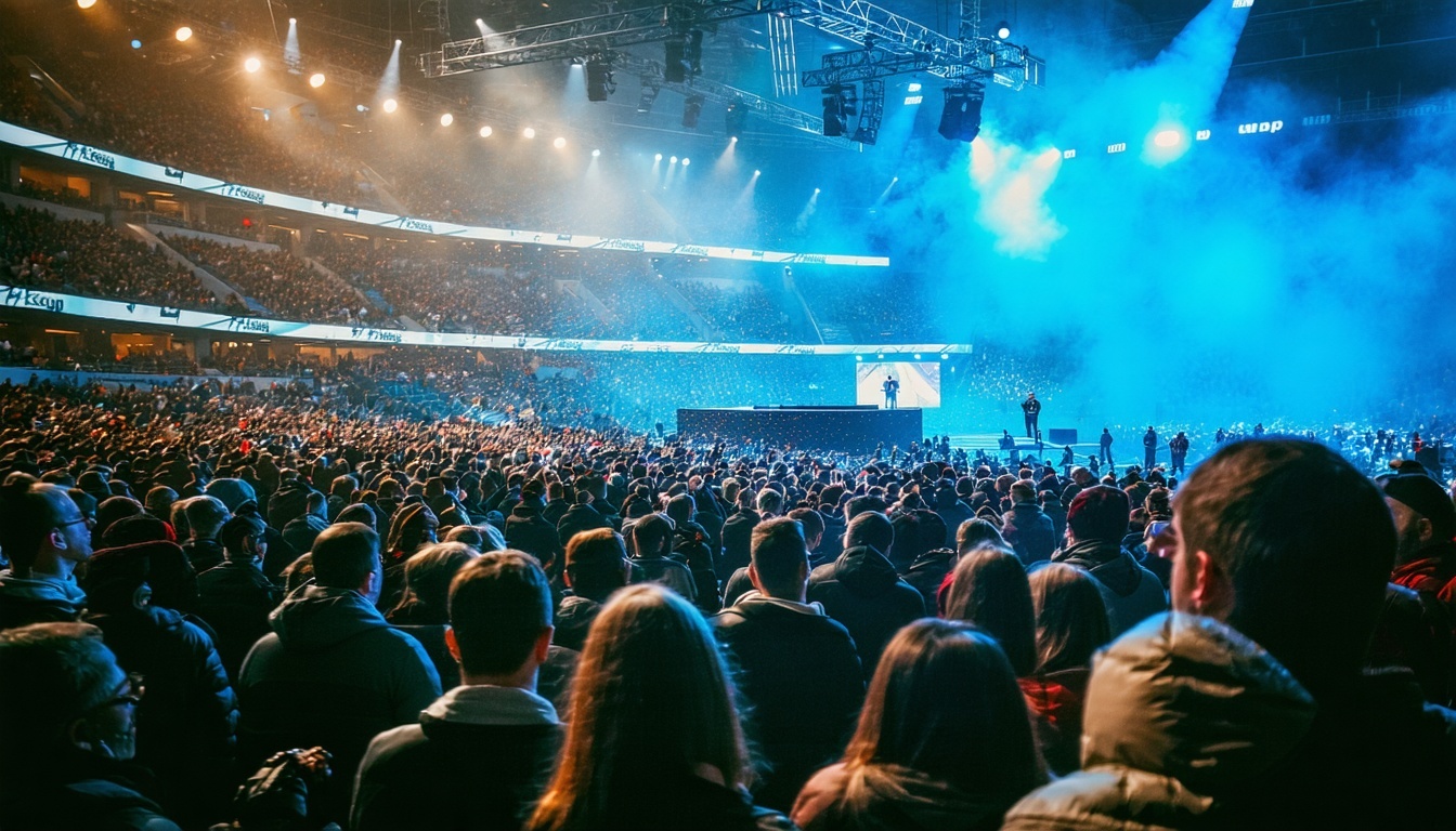 Ambiance festive et supporters lors du tournoi ER7cup